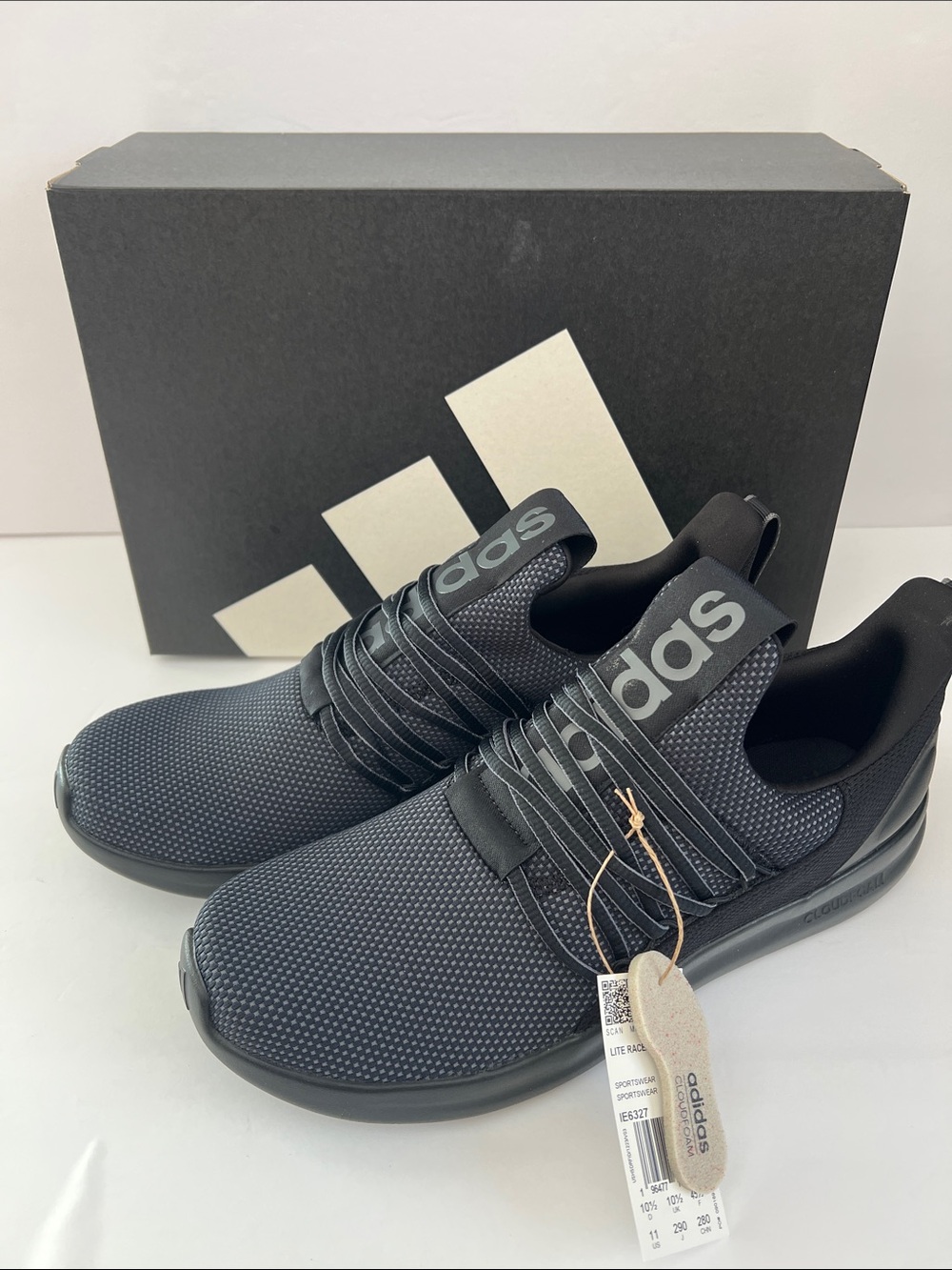 adidas Lite Racer Adapt 7.0 Black Slip-On